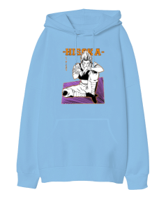 Hunter x Hunter Hisoka Leorio Anime Baskılı Oversize Unisex Kapüşonlu Sweatshirt