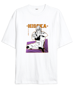 Hunter x Hunter Hisoka Leorio Anime Baskılı Oversize Unisex Tişört