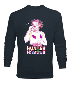 Hunter x Hunter Hisoka Leorio Anime İllüstrasyon Baskılı Erkek Sweatshirt