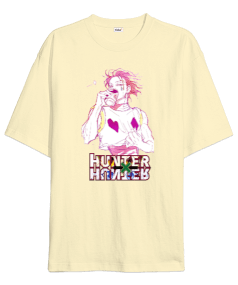 Hunter x Hunter Hisoka Leorio Anime İllüstrasyon Baskılı Oversize Unisex Tişört