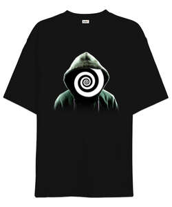 Hypnotized - Hipnotize Siyah Oversize Unisex Tişört