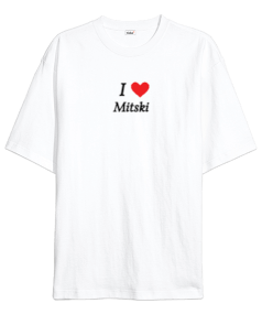 ı 3 mitski Oversize Unisex Tişört