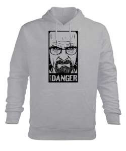 I Am Danger - Ben Tehlikeyim - Breaking Bad Gri Erkek Kapüşonlu Hoodie Sweatshirt