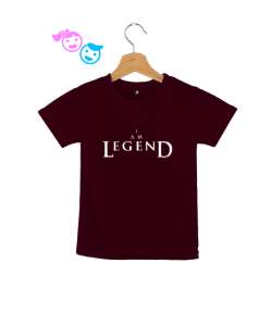 I Am Legend - Ben Efsaneyim Bordo Çocuk Unisex