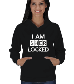 I AM SHERLOCKED Kapşonlu Bayan Kadın Kapşonlu