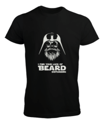 I Find Your Lack Of Beard Disturbing Star Wars Siyah Erkek Tişört