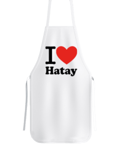 I LOVE HATAY Mutfak Önlüğü