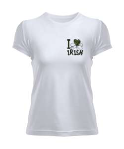 I Love Irish - Yonca Beyaz Kadın Tişört