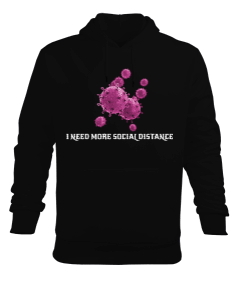 I Need More Social Distance Sweatshirt Erkek Kapüşonlu Hoodie Sweatshirt