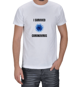 I Survived Coronavirus Erkek Tişört