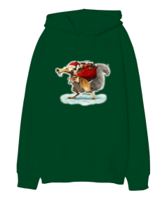 Ice Age Oversize Unisex Kapüşonlu Sweatshirt