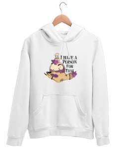 İksir - Cadı Eli Beyaz Unisex Kapşonlu Sweatshirt