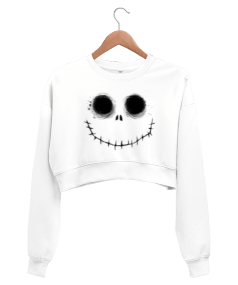 İlginç surat Kadın Crop Sweatshirt