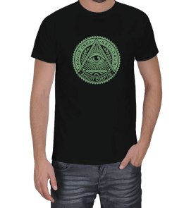 Illuminati Green Erkek Tişört