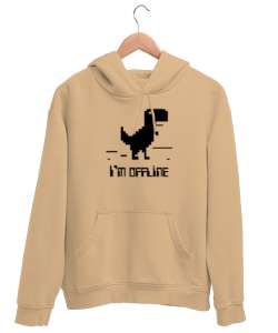 Im Offline - Çevrimdışı Camel Unisex Kapşonlu Sweatshirt