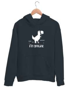 Im Offline - Çevrimdışı Füme Unisex Kapşonlu Sweatshirt