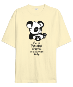 Im Panda Oversize Unisex Tişört