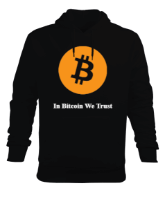 In Bitcoin We Trust Tişört Erkek Kapüşonlu Hoodie Sweatshirt