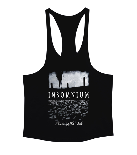 Insomnium Siyah Erkek Tank Top Atlet