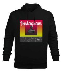 InstAfrica Erkek Kapüşonlu Hoodie Sweatshirt