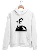 İp Man Beyaz Unisex Kapşonlu Sweatshirt - Thumbnail