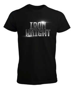 Iron Knight - Demir Şövalye Siyah Erkek Tişört