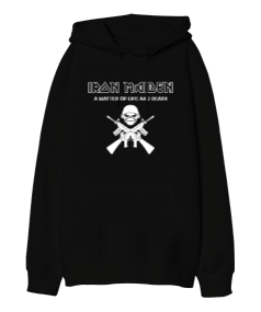 Iron Maiden Oversize Unisex Kapüşonlu Sweatshirt