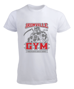 Ironville GYM Vücut Geliştirme Bodybuilding Fitness Tasarım Erkek Tişört