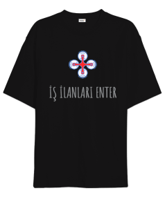 İŞ İLANLARI ENTER Oversize Unisex Tişört