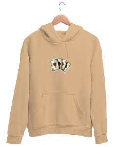 İSKAMBİLLERCE Camel Unisex Kapşonlu Sweatshirt