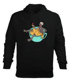 İSKELET Erkek Kapüşonlu Hoodie Sweatshirt