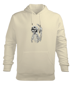 İSKELET Erkek Kapüşonlu Hoodie Sweatshirt