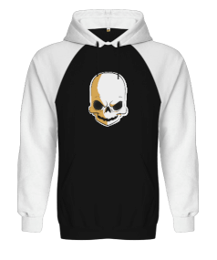 iskelet yüz Orjinal Reglan Hoodie Unisex Sweatshirt