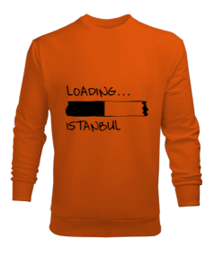 İstanbul baskılı erkek Erkek Sweatshirt