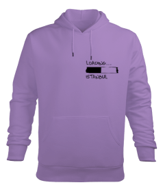 İstanbul baskılı Erkek Kapüşonlu Hoodie Sweatshirt