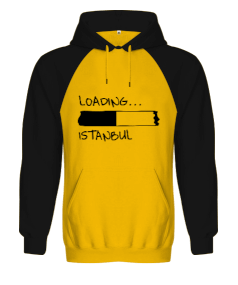 istanbul baskılı Orjinal Reglan Hoodie Unisex Sweatshirt