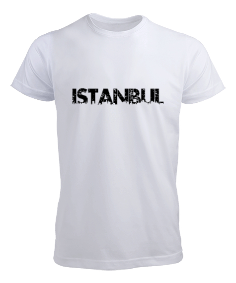 Tisho - İSTANBUL Beyaz Erkek Tişört
