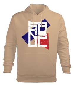 İSTANBUL Camel Erkek Kapüşonlu Hoodie Sweatshirt