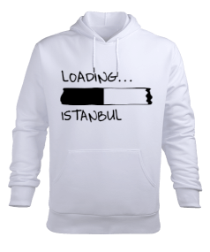 İstanbul Erkek Kapüşonlu Hoodie Sweatshirt