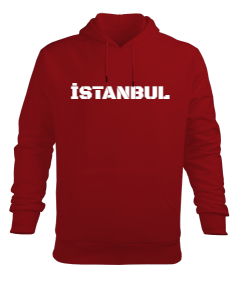 İstanbul Erkek Kapüşonlu Hoodie Sweatshirt