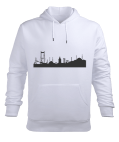 İstanbul Erkek Kapüşonlu Hoodie Sweatshirt