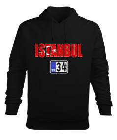 istanbul, istanbul şehir,Türkiye,Türkiye bayrağı. Erkek Kapüşonlu Hoodie Sweatshirt