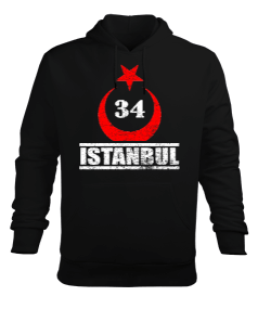 istanbul, istanbul şehir,Türkiye,Türkiye bayrağı. Erkek Kapüşonlu Hoodie Sweatshirt