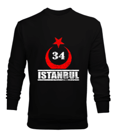 istanbul, istanbul şehir,Türkiye,Türkiye bayrağı. Erkek Sweatshirt