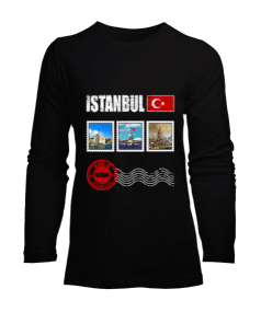 istanbul, istanbul şehir,Türkiye,Türkiye bayrağı. Kadın Uzun Kol Tişört