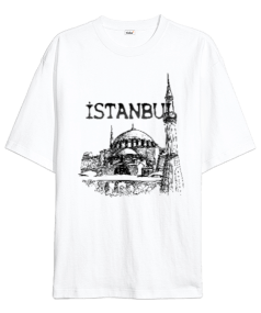 İstanbul Oversize Unisex Tişört