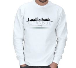 İstanbul Tasarımlı Kışlık Sweatshirt ERKEK SWEATSHIRT