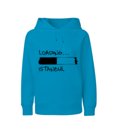 İstanbul temalı erkek Çocuk Unisex Hoodie Kapüşonlu