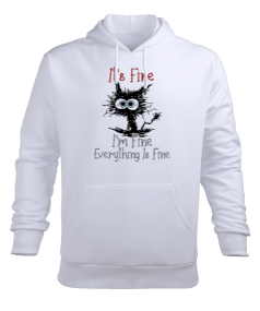 Its Fine Erkek Kapüşonlu Hoodie Sweatshirt