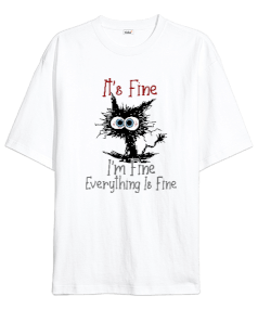 Its Fine Oversize Unisex Tişört